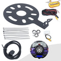 12V Backup Camera Mount Backup Rear View Spare Tire for Jeep Wrangler Jk 2007-2018