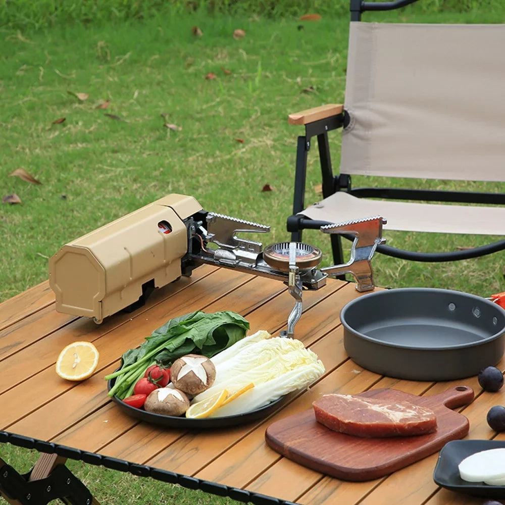 Nebublu Camp Gases Burners Stoves 2600W with Carrying Bag - Compact and Powerful Stove for Cooking on  Go