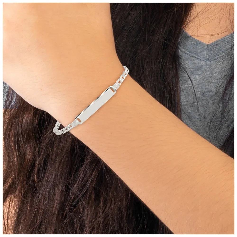 Auriga Fine Jewelry 925 Sterling Silver  Bracelet 5.5inch for Women