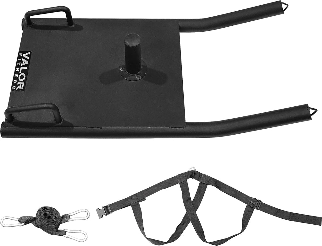 Valor Fitness - Agility Sled with Harness & Straps (Push, Pull, and Drag Sled)