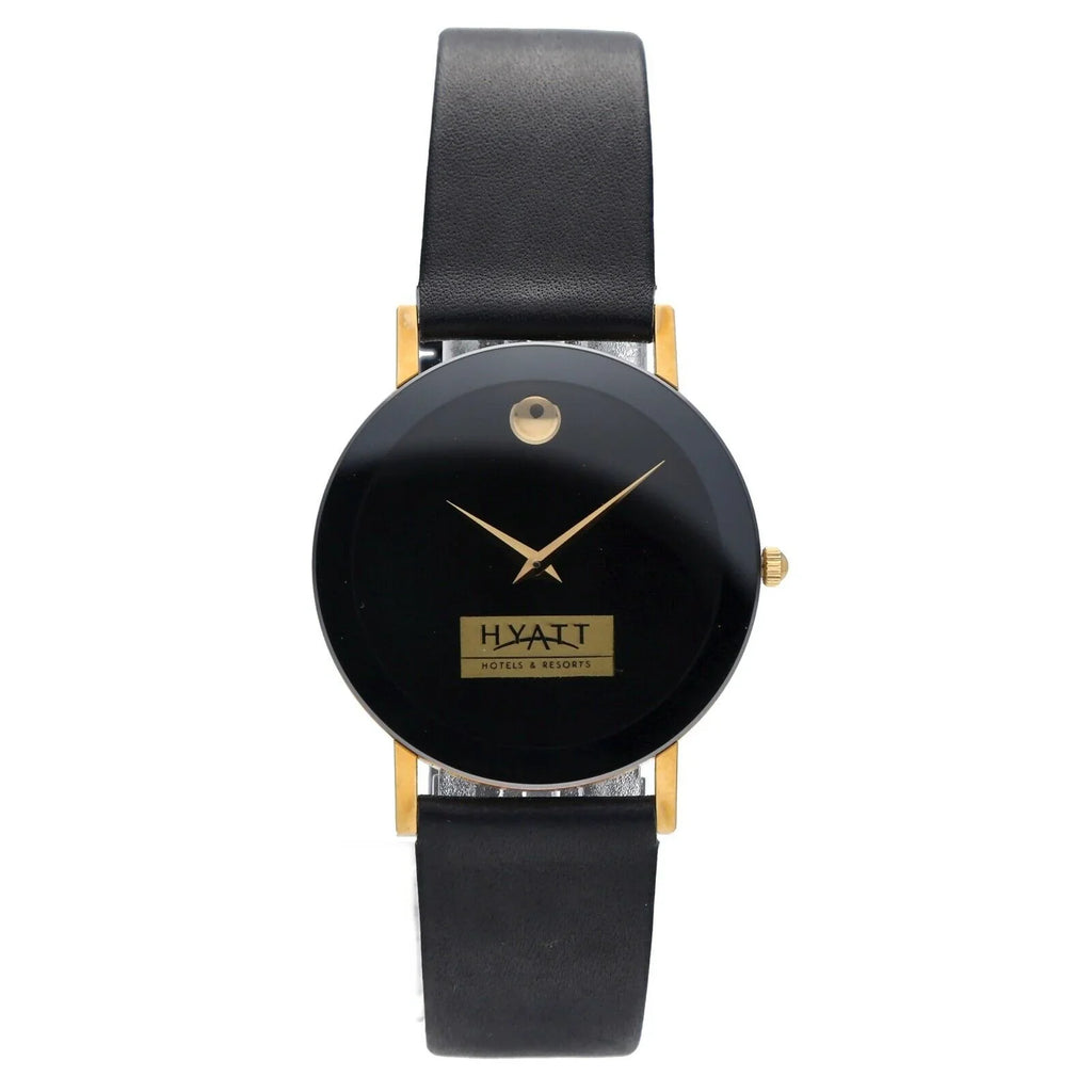 Movado 87.40.882L Museum Hyatt Ultra-Thin 30mm Leather Quartz Wrist Watch