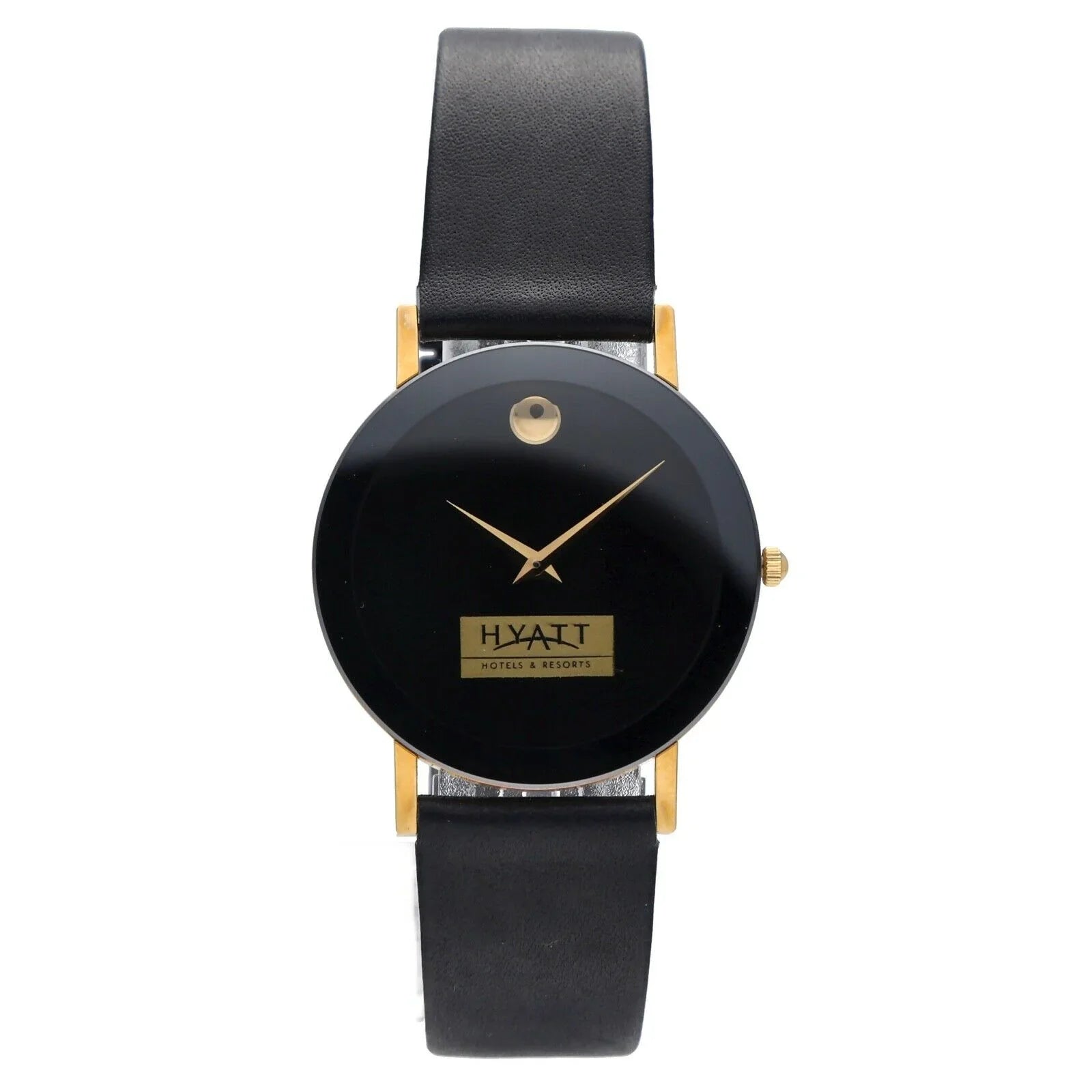 Movado 87.40.882L Museum Hyatt Ultra-Thin 30mm Leather Quartz Wrist Watch