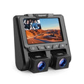 Dual Dash Cam Front and Inside 1080P Dash Camera 3"  Screen Car Camera  with  Night Vision Parking Monitor, -Sensor, Loop Recording