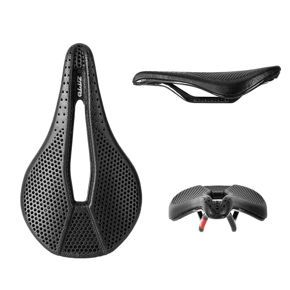 3D Printed Saddle Comfortable Honeycomb Cycling Road Bike  Bike Seat Cushion