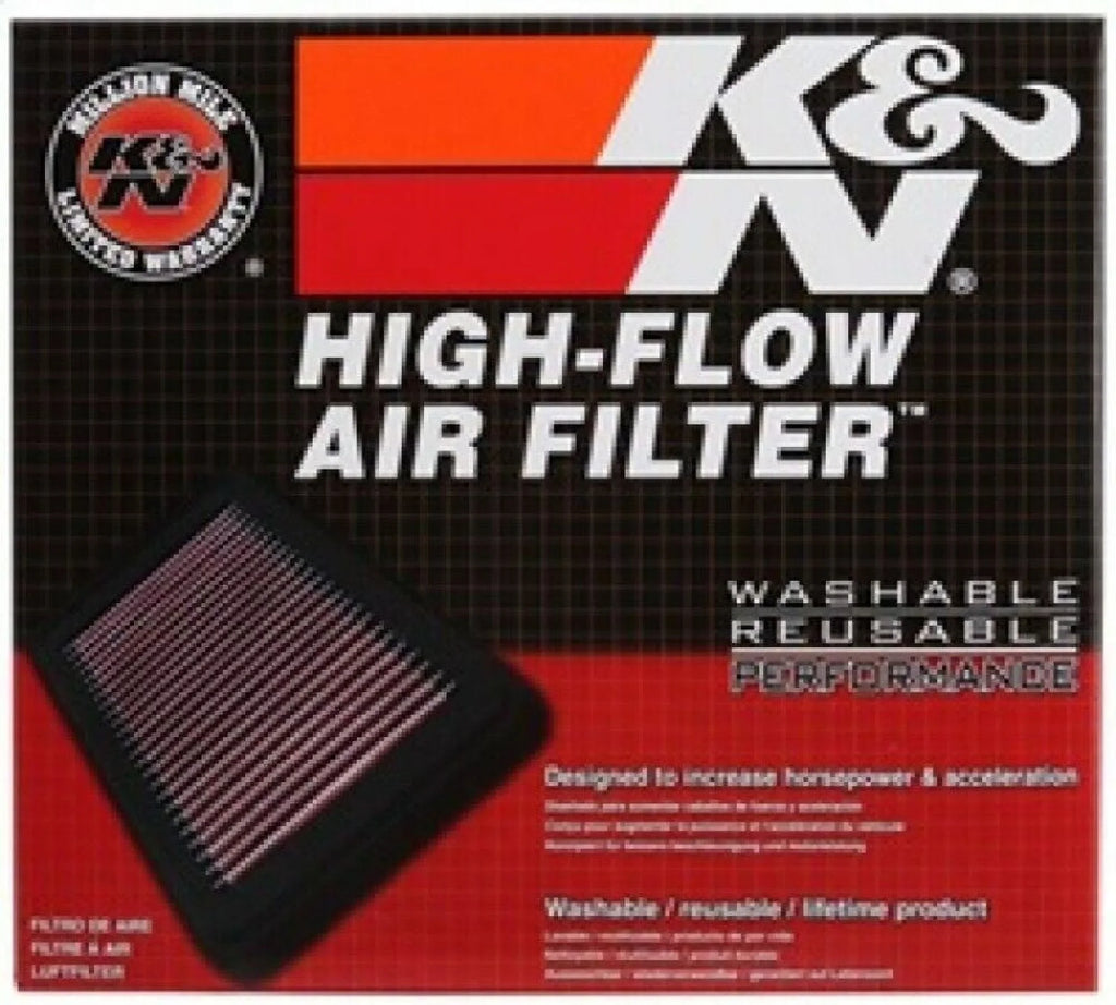 & Engine Air Filter: High Performance, Premium, Washable, Replacement Filter: 2004-2010  / (Challenger, Charger, Magnum, 300, 300C), 33-2295