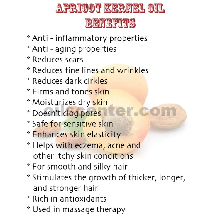 Apricot Kernel Oil Unrefined Organic Virgin Cold Pressed Raw Natural Pure 64 oz