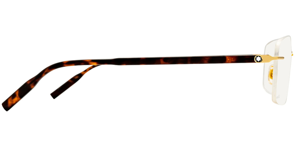 Eyeglasses Montblanc  0221 - 006 / Havana Rimless