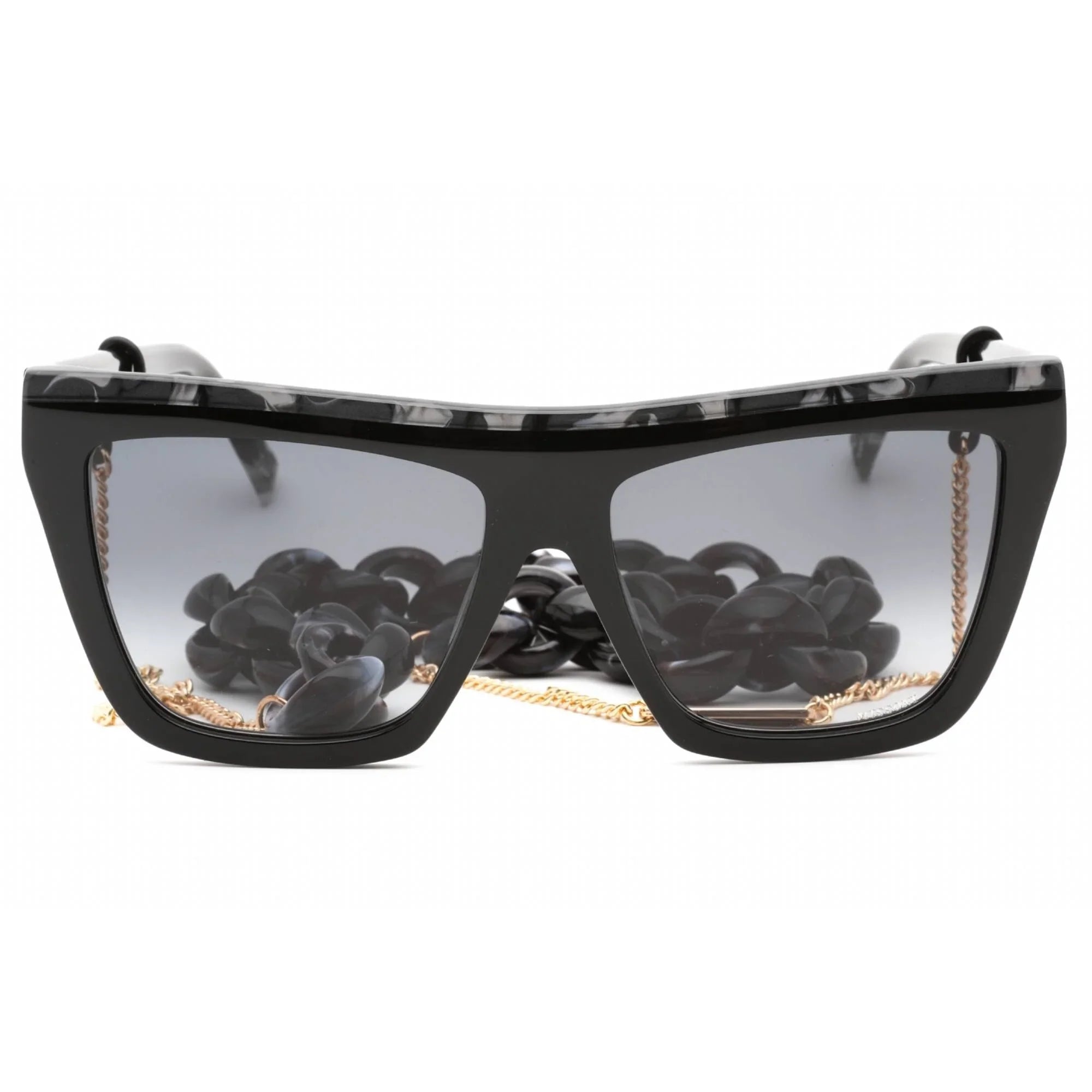 Missoni  0087// 033Z 9O Women's Grey Black Horn Sunglasses
