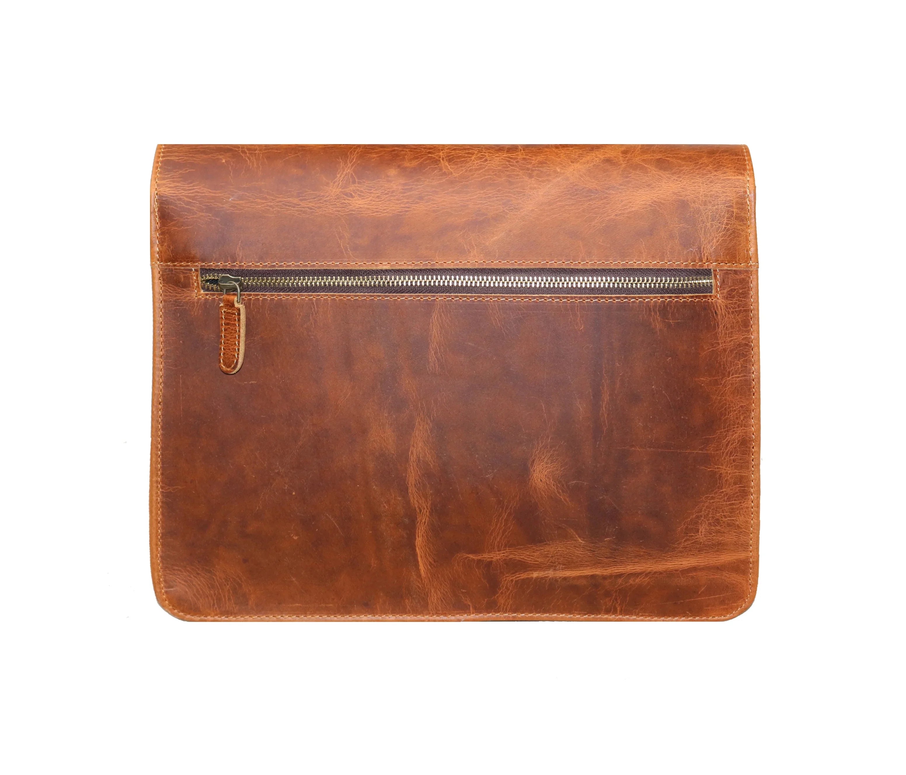 Handmade Leather satchel bag for iPad office briefcase gift for men MacBook bag distressed shoulder bag