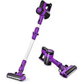 Cordless Vacuum Cleaner, 3-In-1 Handheld Stick Vacuum With 45-Minute Runtime & 2000Mah Rechargeable Battery, Wall-Mounted Lightweight Vacuum For Car, Pet Hair, Hard Floor & Carpet (Purple)