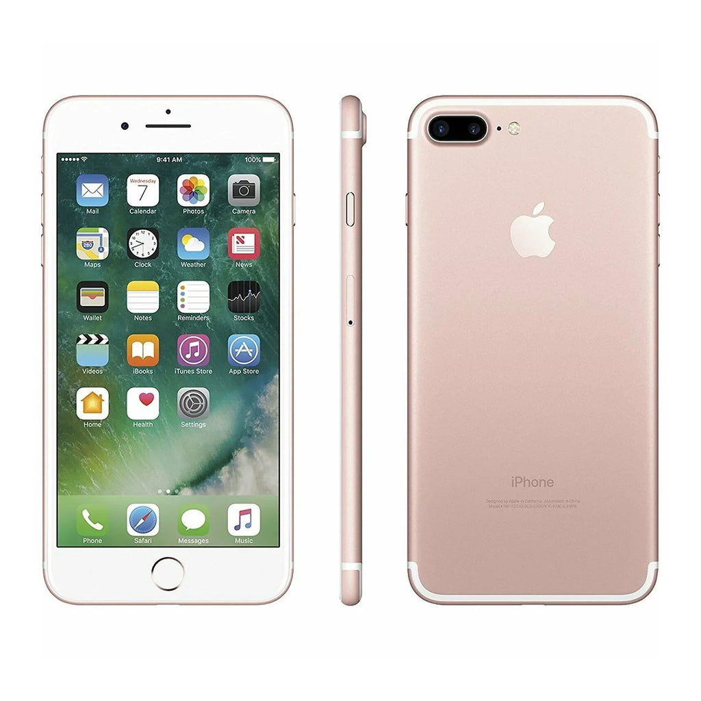 Restored Apple iPhone 7 Plus, 128 , Rose Gold -  Unlocked -  suitable (Refurbished)