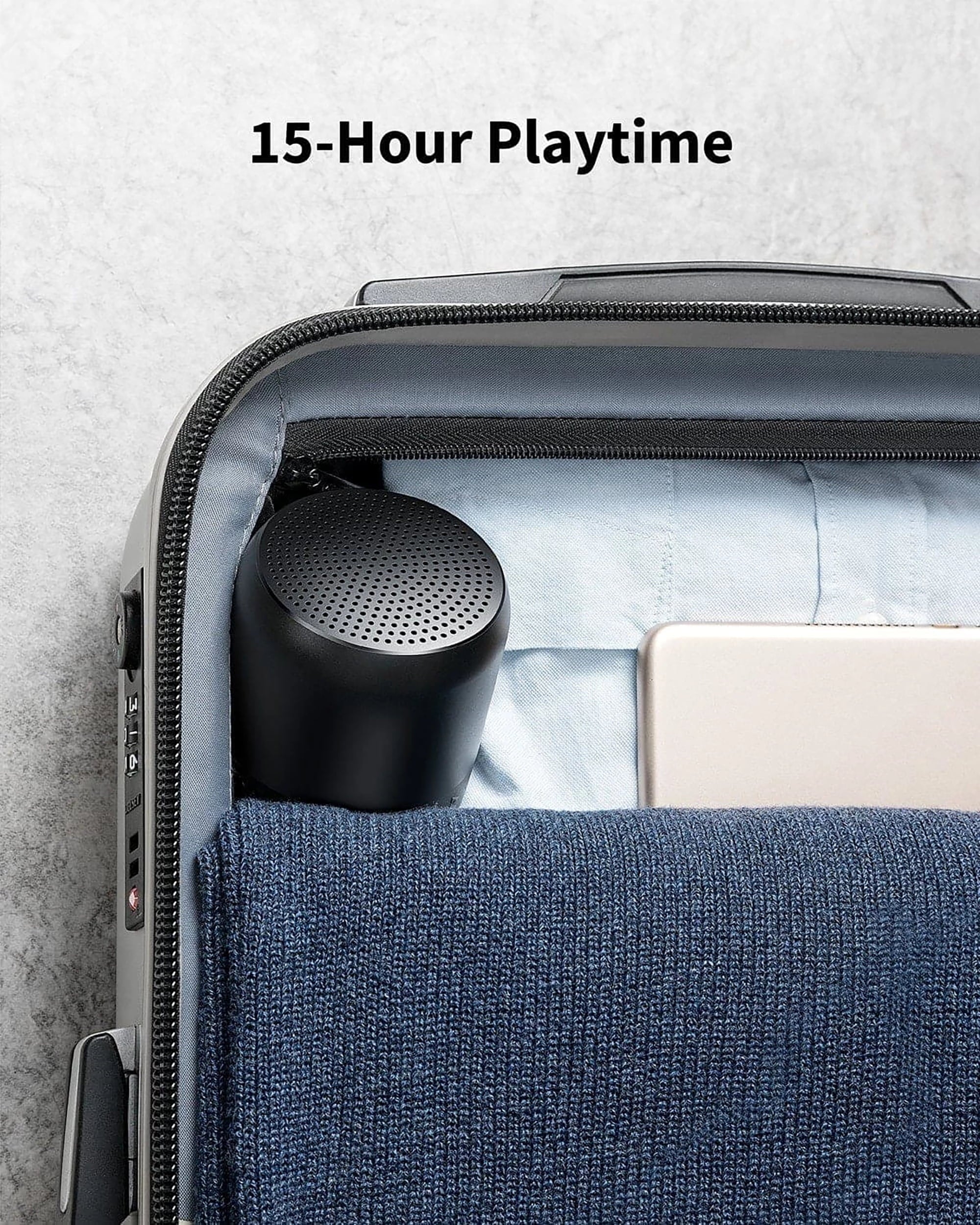 Soundcore by Anker- Mini 2 Portable Speaker |  Waterproof | 15-Hour Playtime | Black |