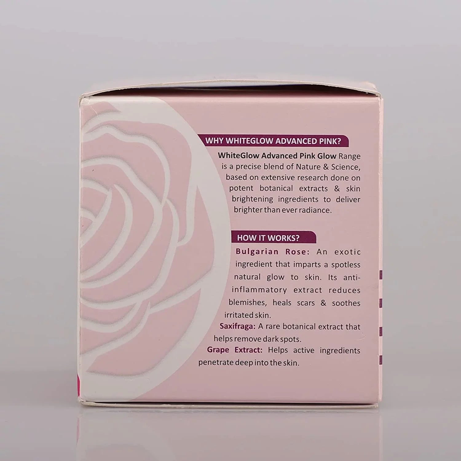 Lotus Herbals Whiteglow Advanced Pink Glow Night Cream| For All Skin Types | 50g
