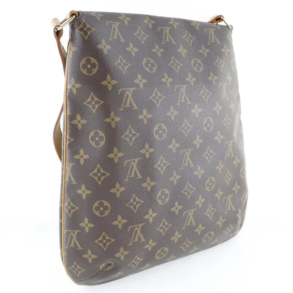 Pre-Owned   Louis Vuitton Musette  Monogram Canvas Brown  Women's Shoulder Bag (Fair)