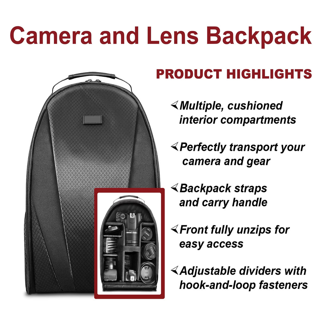 Sony Alpha a6400 Mirrorless Digital Camera with   16-50mm +  55-210mm  Lens + 2 Pack SanDisk 128GB Card + Backpack + ZeeTech Accessory Bundle