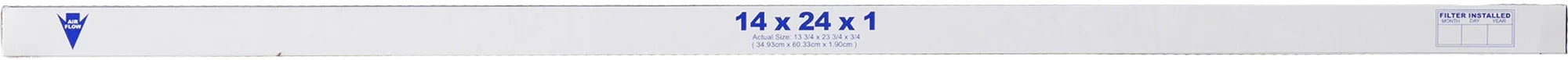 14x24x1 (13_3/4x23_3/4) Furnace Air Filters  8 Pleated Plus Carbon 3 Pack