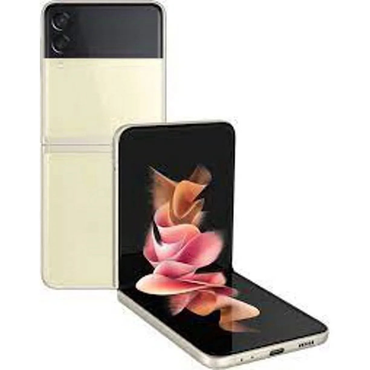 Pre-Owned Samsung Galaxy  Flip 3 5G  128GB Cream Unlocked Smartphone (Refurbished: Good)