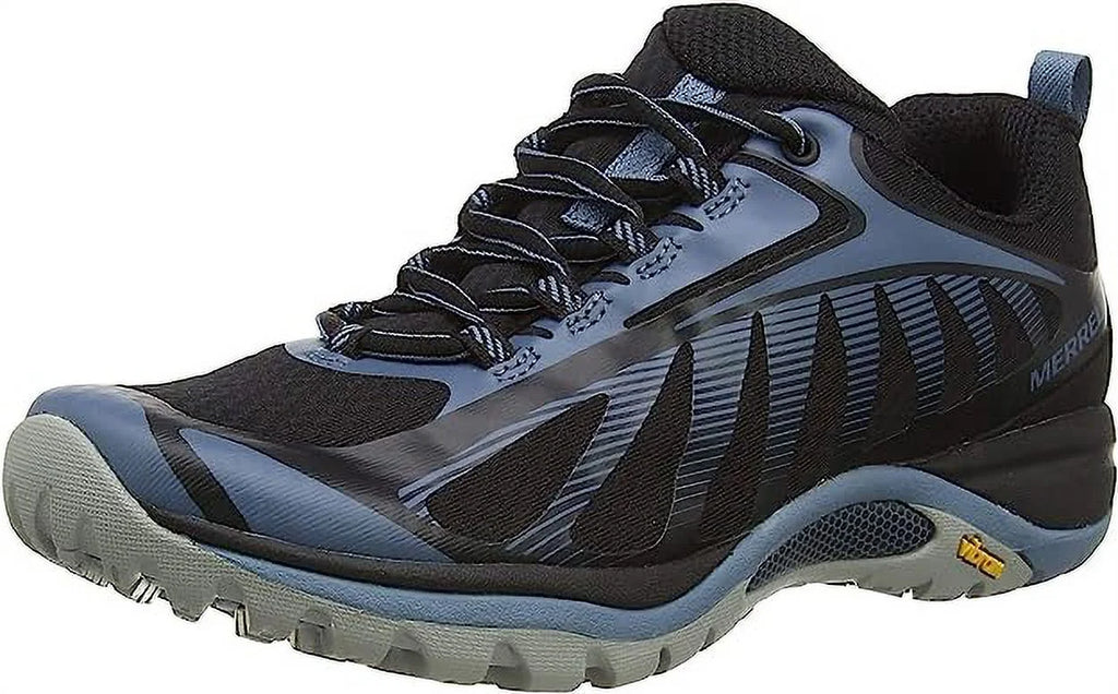 Merrell Womens Siren Edge 3 Hiking Shoes - Black  / Bluestone - 7