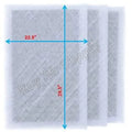 24x32 Replacement Filter Pads Compatible with MicroPower Guard Air Cleaner 24x32 Refills (3 Pack)