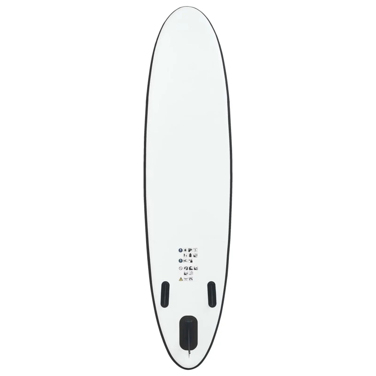 Andoer Inflatable Paddleboard Set Black and White