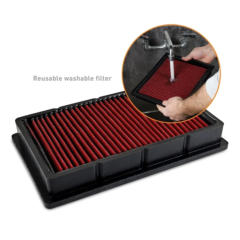 Mishimoto Reusable Drop-In Air Filter, Compatible with Mazda Miata 1990-1997