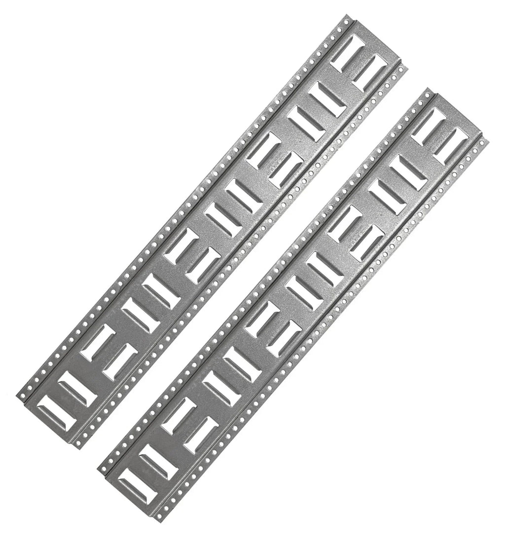 '- Fast-Track -Track 32 Inch 2-Pack  Galvanized Steel Horizontal Vertical, Logistic Tie-Down for Pickups, Trucks, Trailers