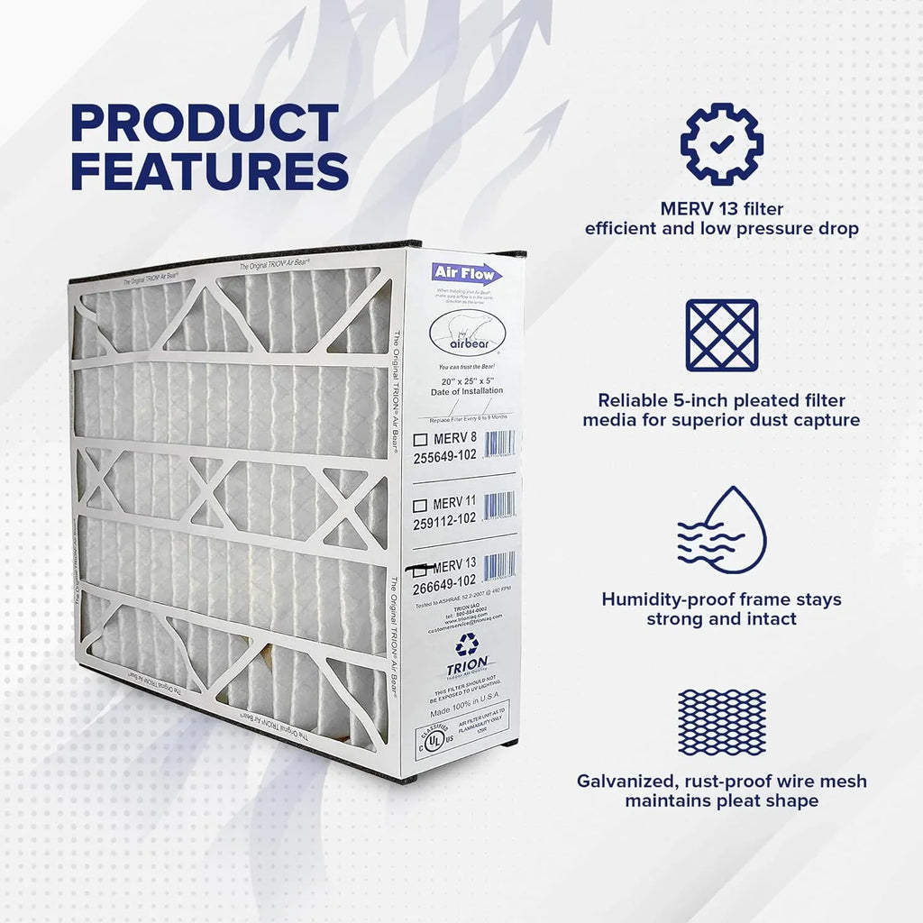 Trion Air Purifier Filter Replacement Pack for Air Cleaner Purification