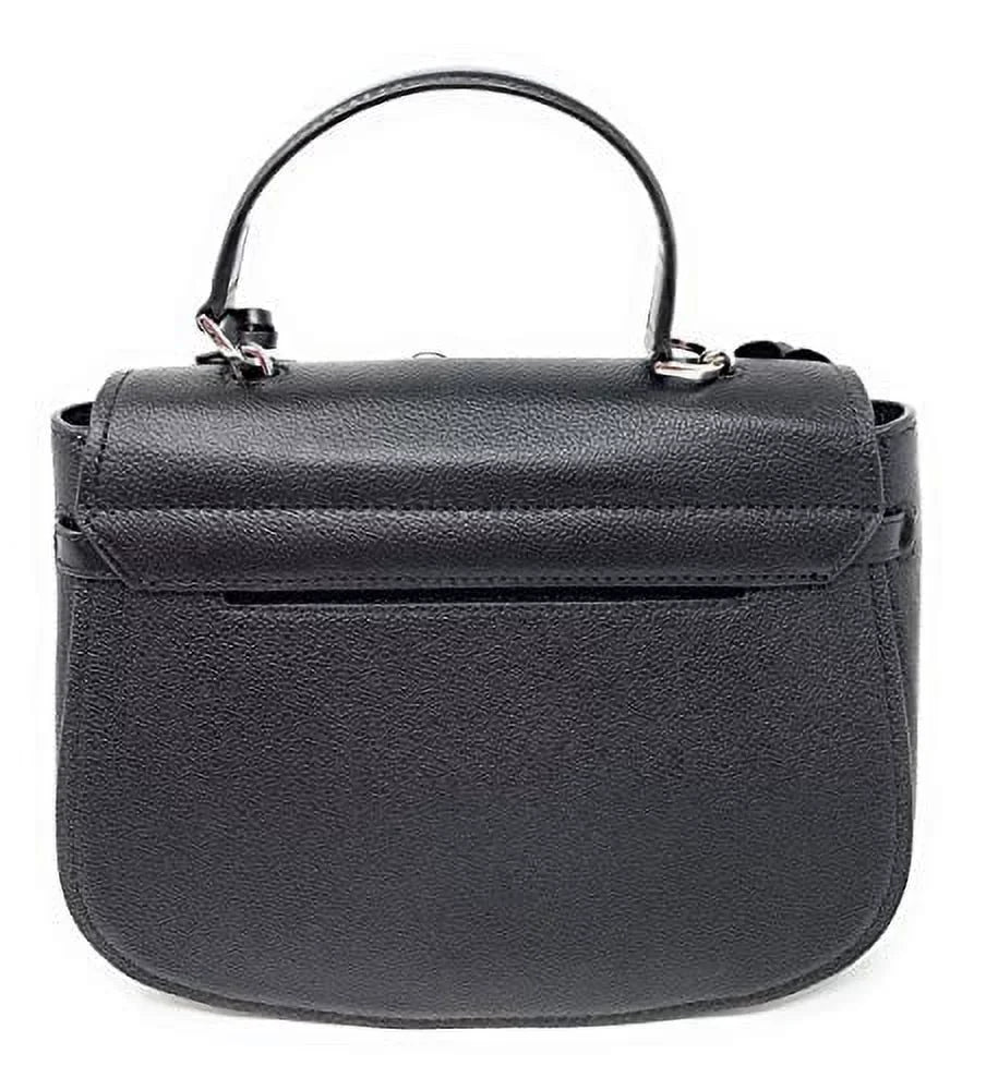 Michael Kors Cassie Large Th Satchel Leather Handbag Bag, Black/Floral