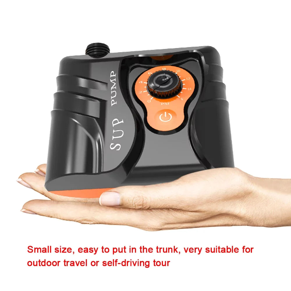 Tomshoo Intelligent Electric Air Pump for Paddle Board Inflatable Pool Boat, 16PSI High Pressure Compressor
