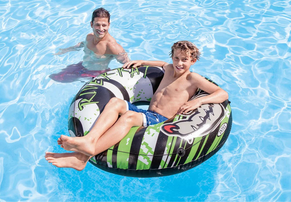 River Rat Inflatable Floating Tube Raft 68209E 2-Pack