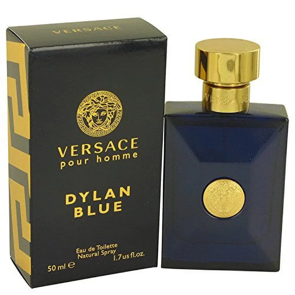 Versace Dylan Blue Eau De Toilette Spray for Men, 1.7 Ounce