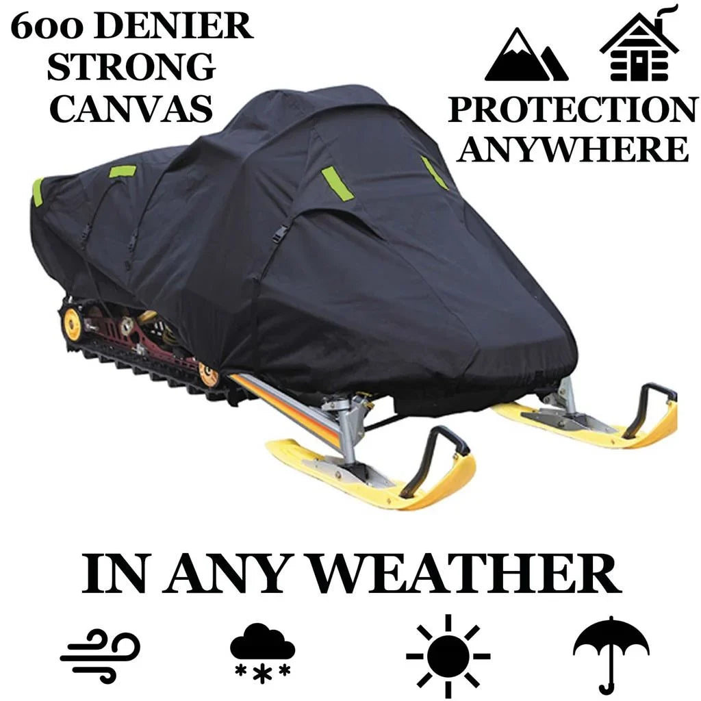 Snow Cover Compatible for 2005-2007 Ski Doo Bombardier snowmobile model   550, Trailerable 600 Denier Snow Machine Sled Gear