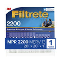 Filtrete by 3M, 20x20x1, Elite Allergen Reduction  Furnace Air Filter, 2200 , 1 Filter