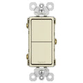 Legrand  Radiant 2-Single Pole Switches, Light Almond, 15A, 120/277V, Each