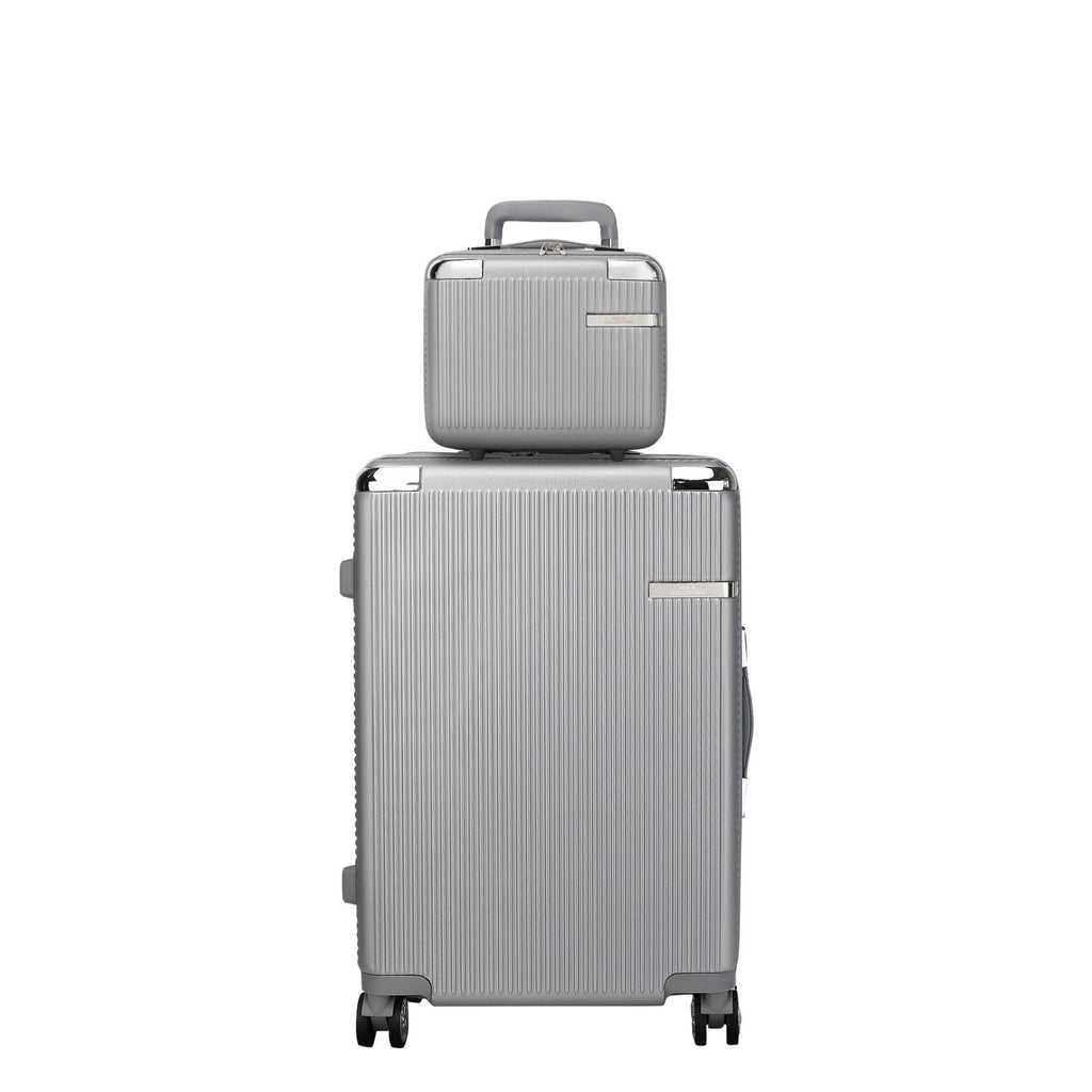 Collection Tulum 2 Piece Luggage Set with Spinner Wheels and Expandable Handles by Mia .