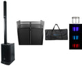 1500w Rechargeable Line Array   Speaker+ Facade Booth