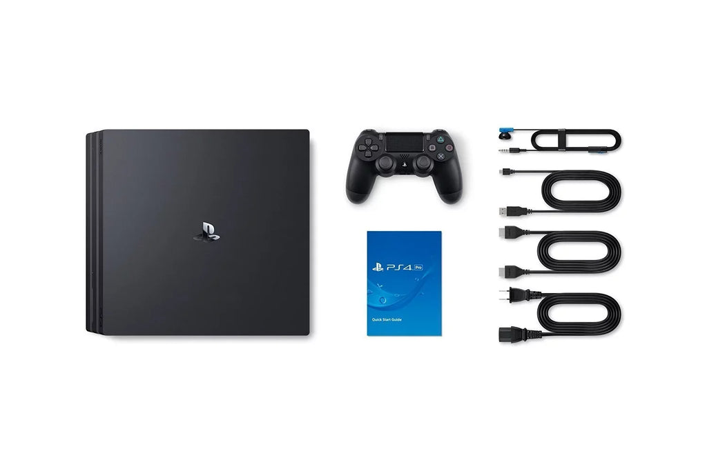 PlayStation 4 Pro Console Bundle (2 Items):  Pro 1TB Console and an Extra  Dualshock 4 Wireless Controller - Jet Black