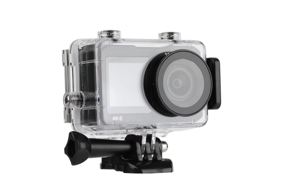 Vivitar  4k Dual-Screen Action Cam, 16MP  Waterproof Digital Video Camera with Built in Gimbal