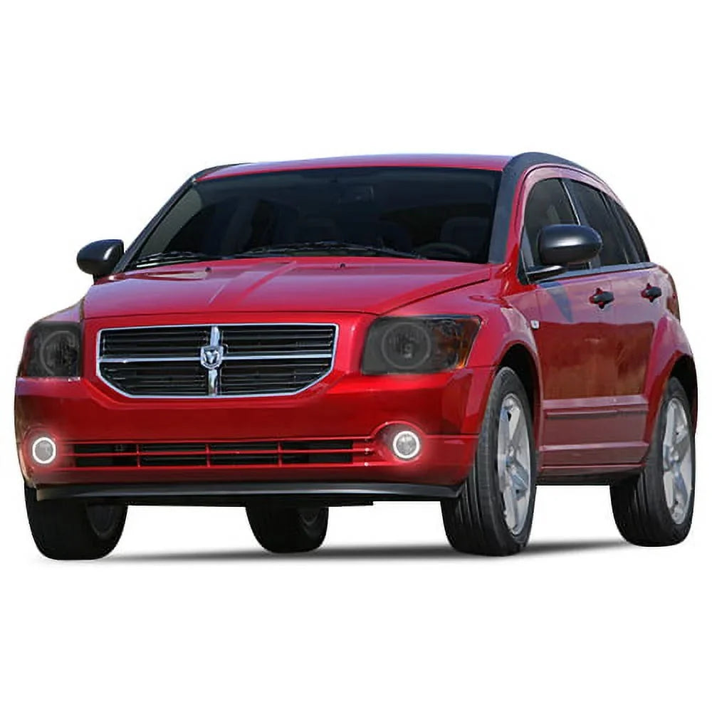 Flashtech   Multi Color Halo Ring Fog Light Kit for Dodge Caliber 07-12 with .3 Fusion Color Change Wifi Remote