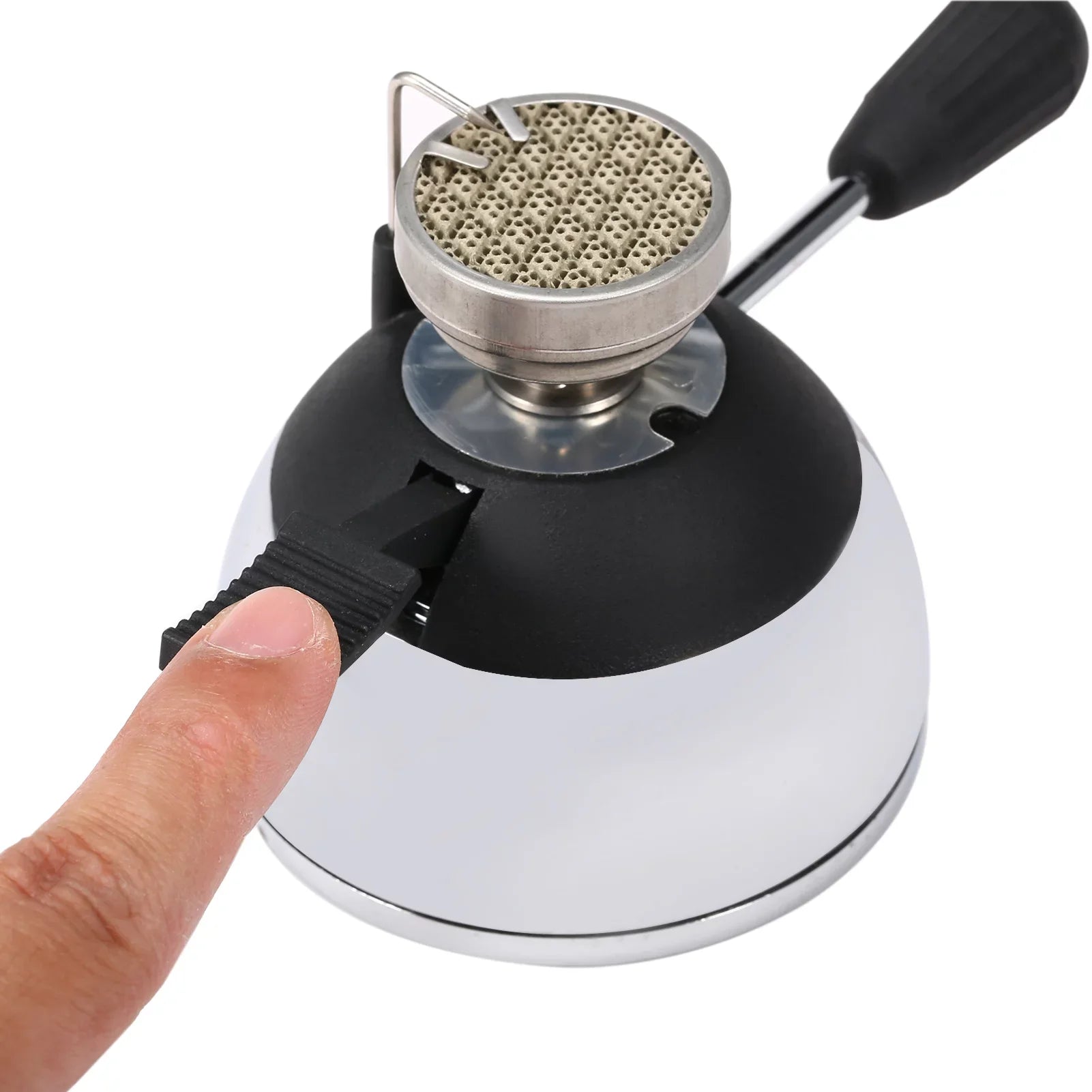 Tomshoo Windproof Portable Butane Gas Stove Ideal for Camping, Boiling Water, and Keeping Warm Outdoors