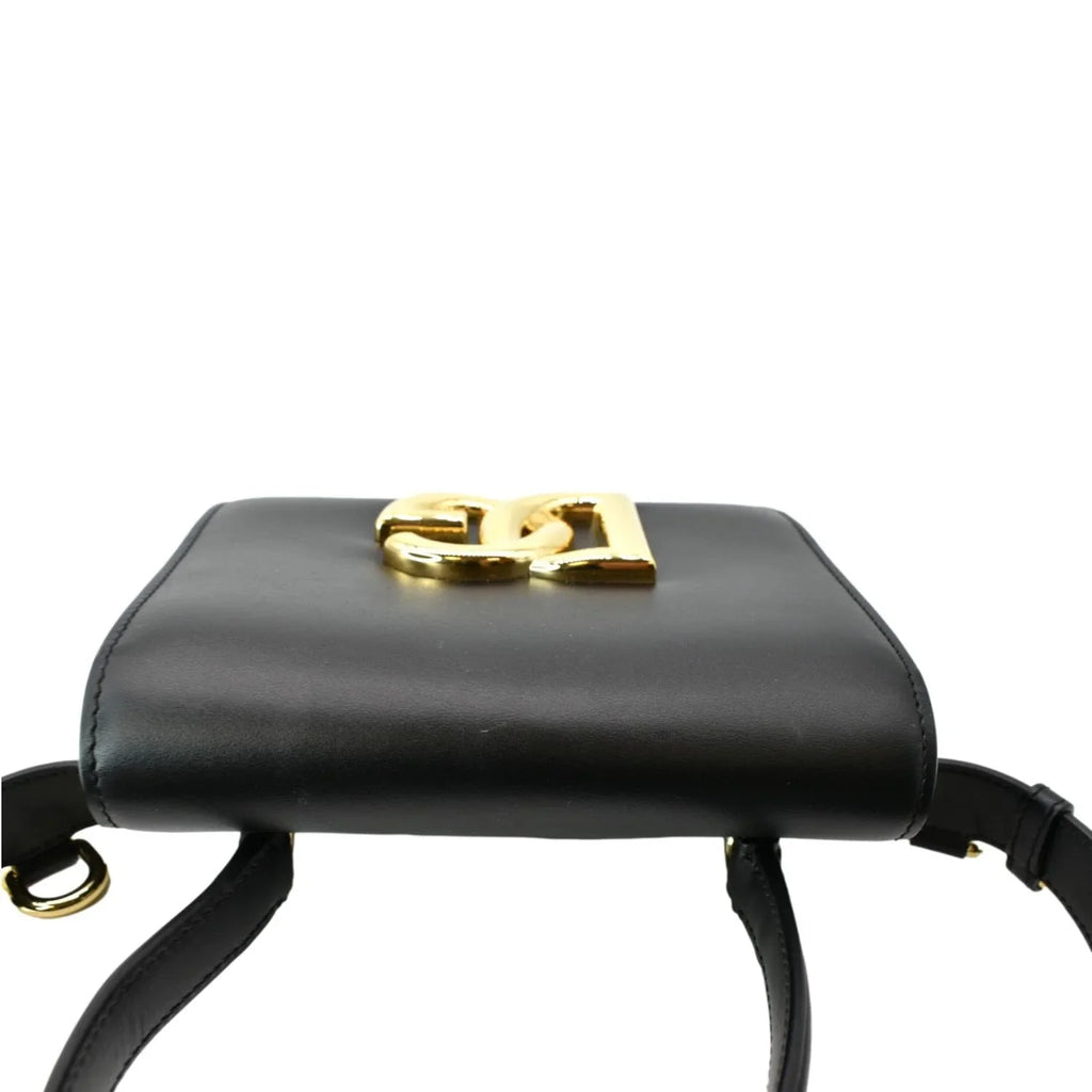 Pre-owned  &  Mini Leather Belt Bag Black