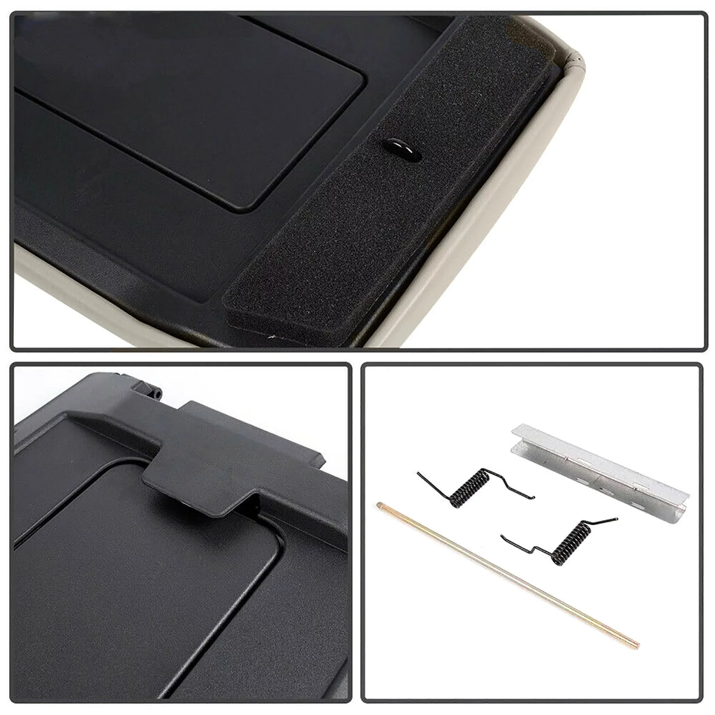 Gray Center Console Lid Kit Arm Rest Latch For Cadillac Escalade 2002-2006 For Chevrolet Avalanche Silverado 1500 2500  Sierra 1500 Yukon  2001-2007