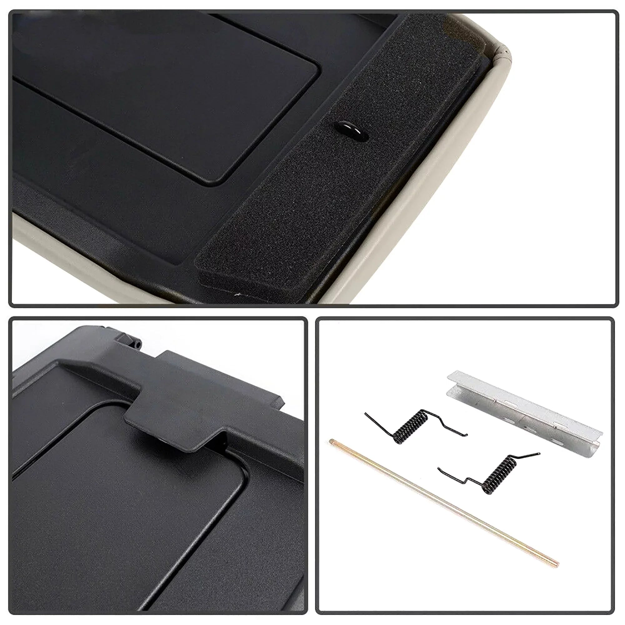 Gray Center Console Lid Kit Arm Rest Latch For Cadillac Escalade 2002-2006 For Chevrolet Avalanche Silverado 1500 2500  Sierra 1500 Yukon  2001-2007