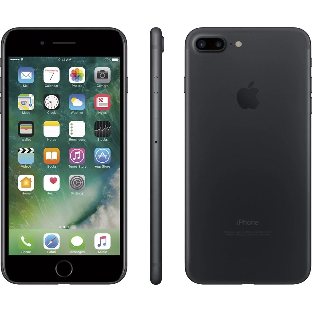 Restored Apple iPhone 7 Plus 128GB Black  Unlocked (& + -Mobile) Smartphone (Refurbished)