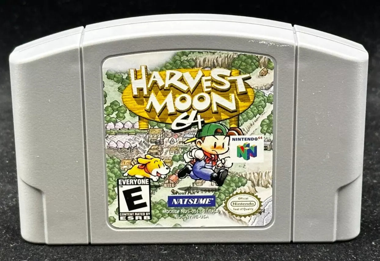 Harvest Moon 64 Nintendo 64  Cassette Genuine Only -