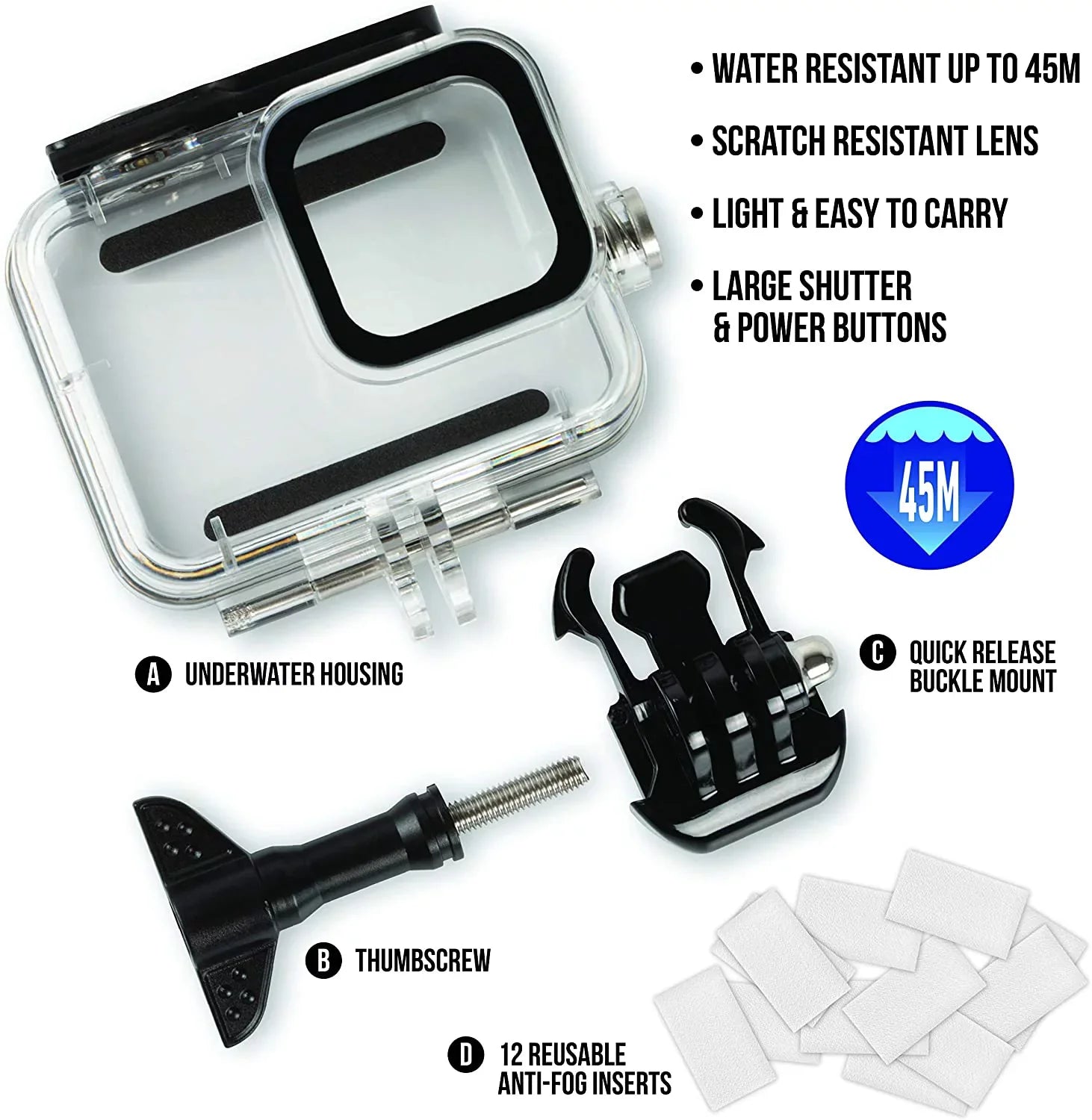 GoPro    Accessory Bundle with Battery, Housing, Monopod + More