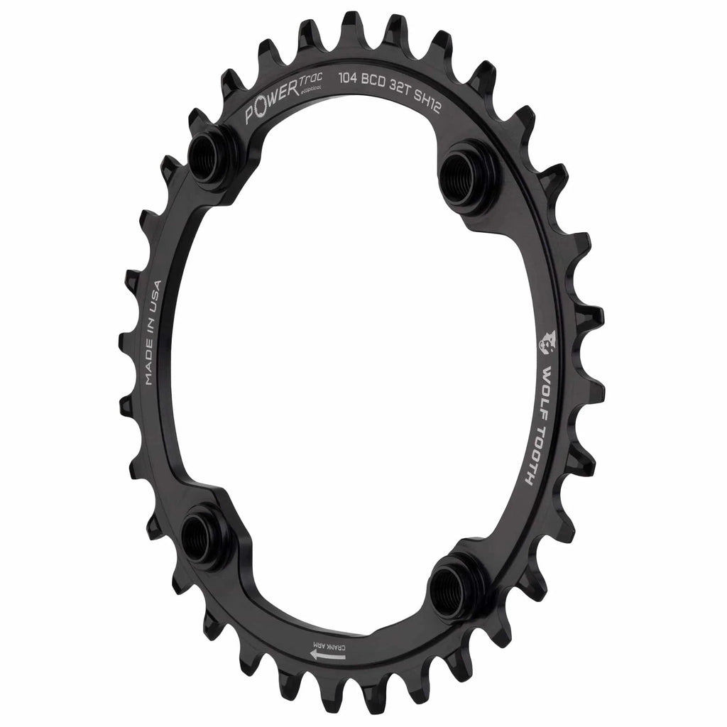 Wolf Tooth Elliptical 104  Hyperglide+ Chainring - Tooth Count: 34 Chainring : 104
