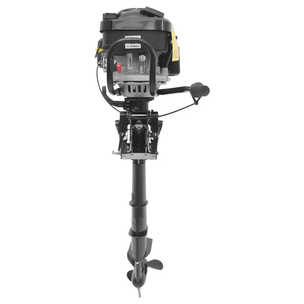 Miumaeov 4 Stroke 7.5HP Heavy Duty Outboard Motor 196CC Trolling Boat Engine Motor -a-s-o-l-i-n-e Outboard Motor for Fishing Aquaculture Outdoor Adventure Boat