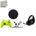 Microsoft Xbox Series  512GB All-Digital Video Game Console with Extra Wireless Controller - Electric Volt - HyperX Cloud Stinger Gaming Headset and Microfiber Cleaning Cloth