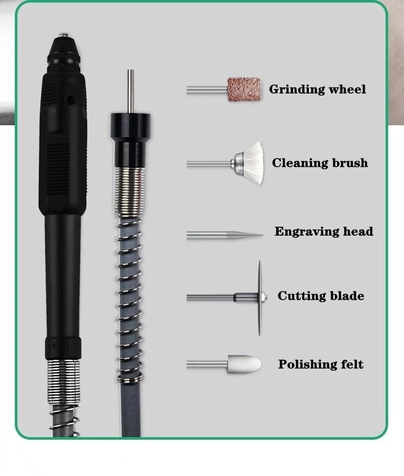Motor Desktop Bench Drill, Wood Jewelry Metal Plastic Procession, 7-Speed Adjustable Punching Machine